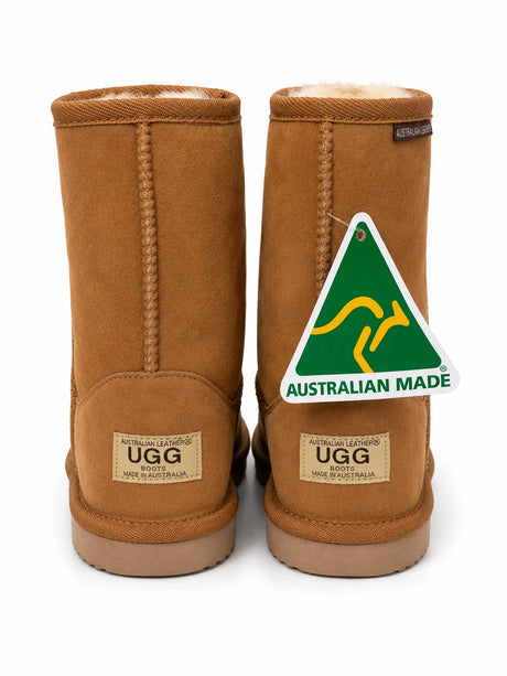 Australian Leather Ugg Classic Short - Chestnut - AU13