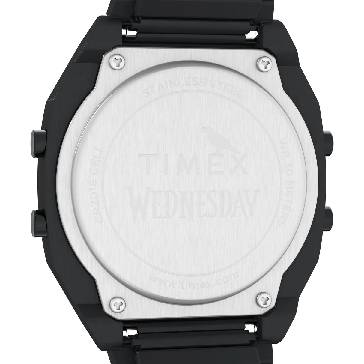 Timex Timex X Wednesday T80 36Mm Stainless Steel Expansion Band Watch