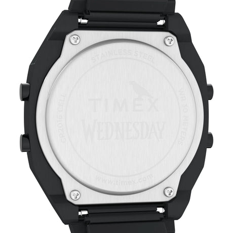 Timex Timex X Wednesday T80 36Mm Stainless Steel Expansion Band Watch