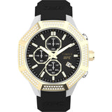 Timex UFC King Two Tone 45Mm Black Dial And Silicone Strap