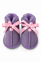 Australian Leather Ugg Infant Ribbon - Lilac Pink - Large