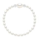 Manufacture Royale Bracelet Elastic Baroque Freshwater Pearl White