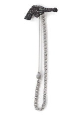 Dolce & Gabbana Men Jewel Gun Brooch