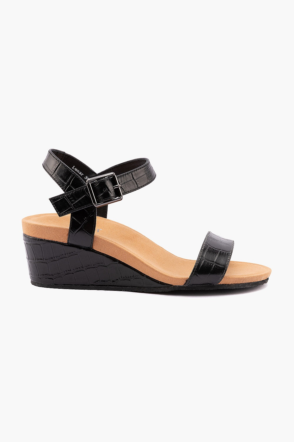 Silver Lining Lunar Black Croc