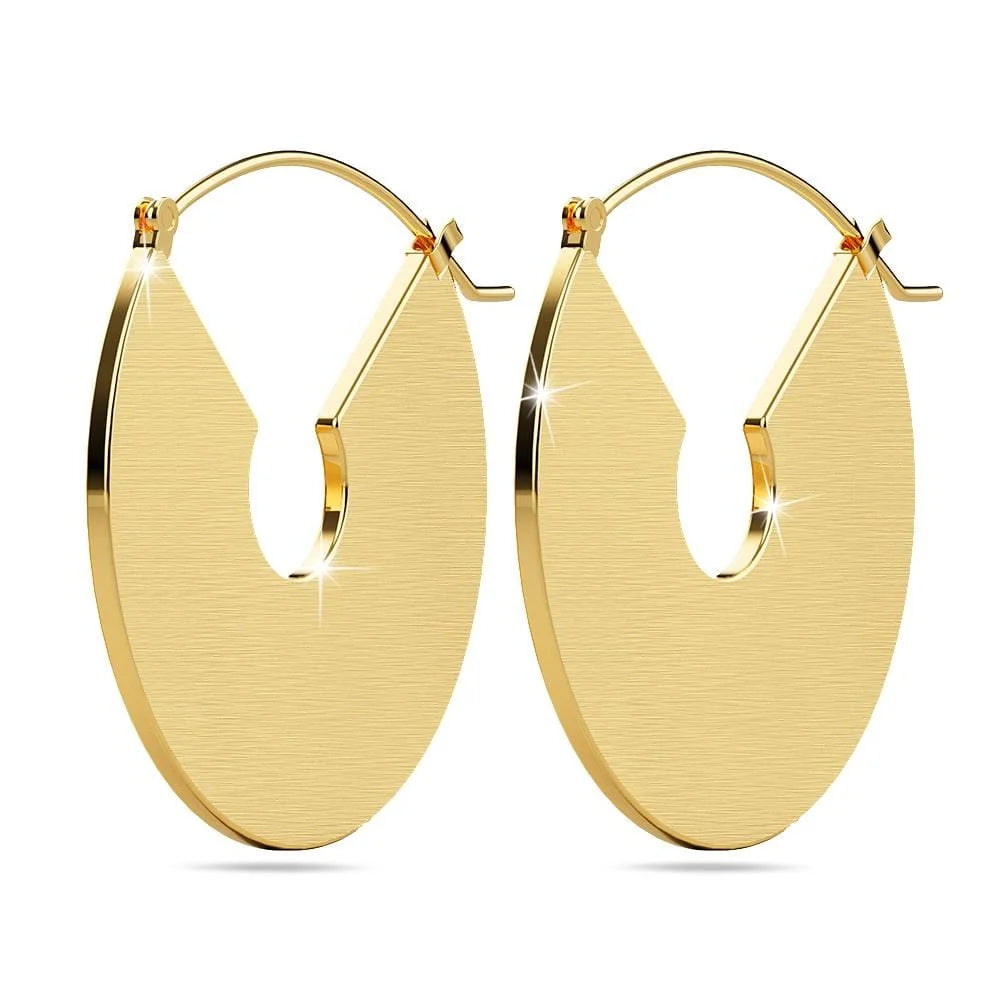 Bullion Gold Grande Gold Hoop Earrings