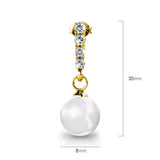 Krystal Couture Lustrous Earrings Embellished with SWAROVSKI Crystals