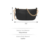 Fossil Jolie Black Mini Crossbody Bag