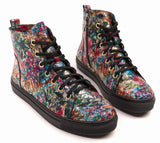 Bosccolo Womens Sneakers - Flowers Multicolor