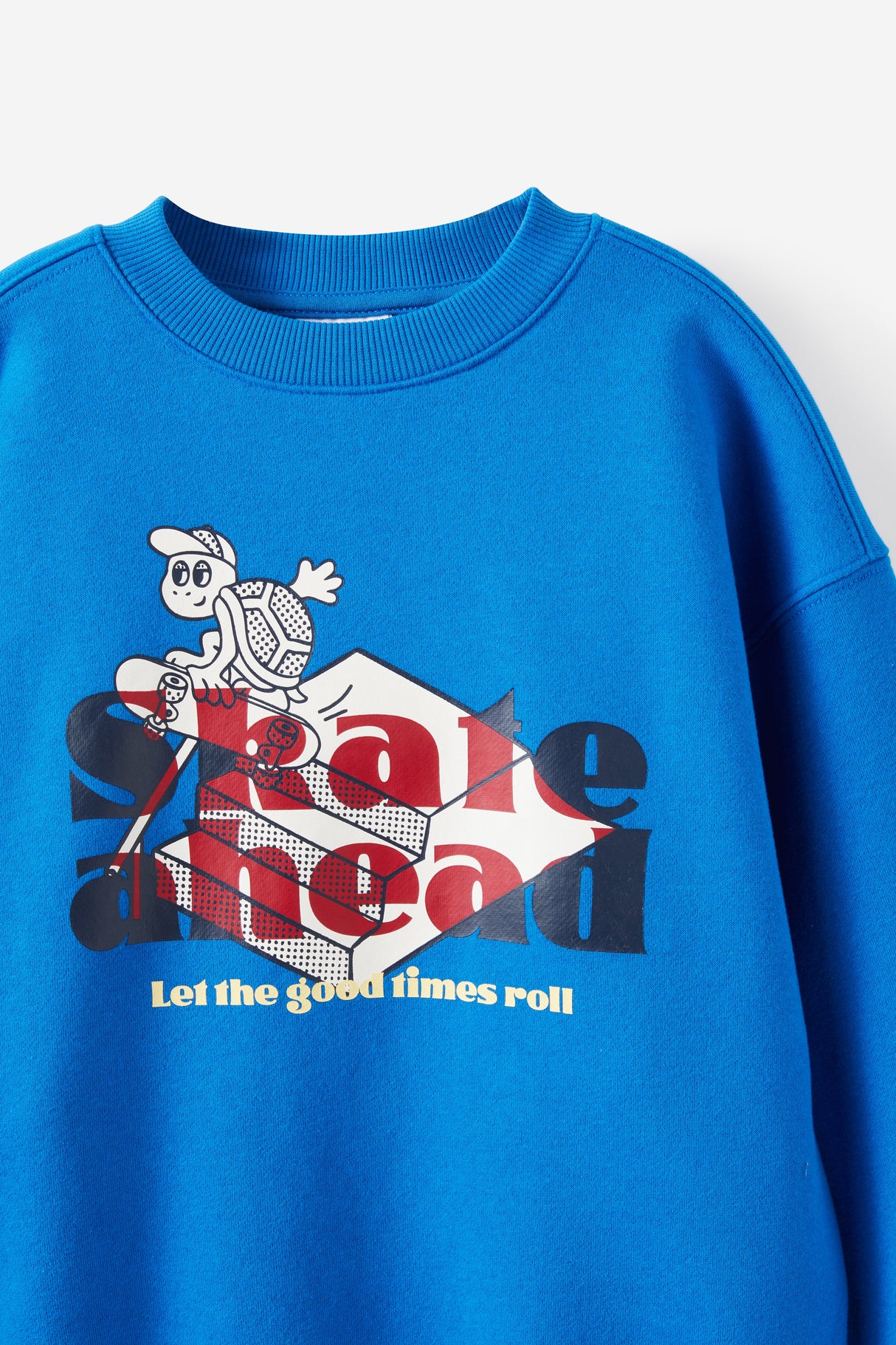 Cotton On Kids Boys Sammy Oversize Crew