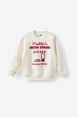 Cotton On Kids Girls Sammy Oversized Crew