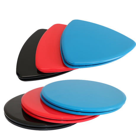 Core Sliders Gliding Discs Exercise Gym Fitness Foam Circle Pad Pair Red