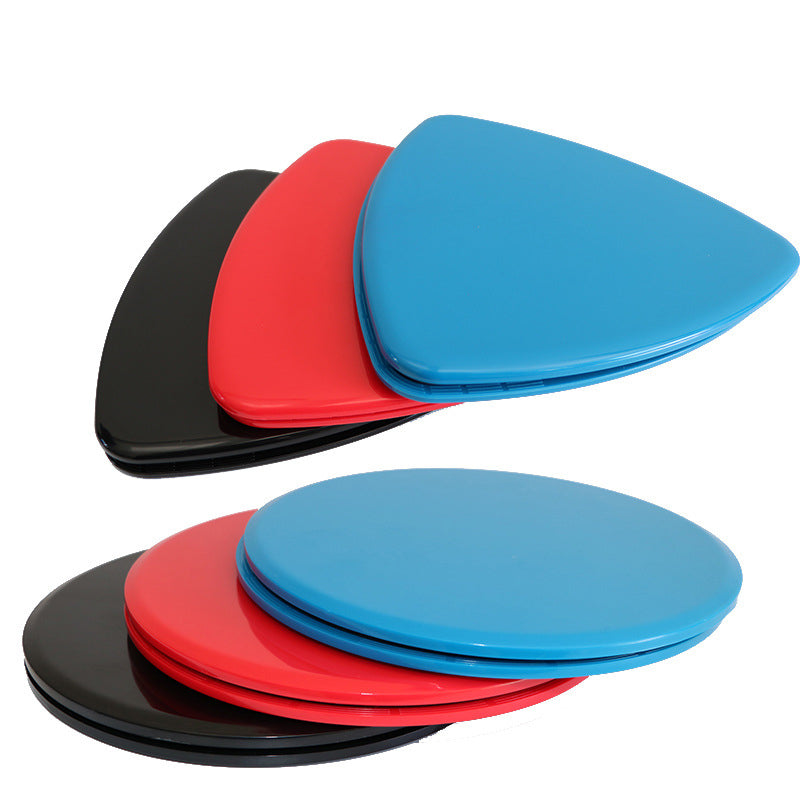 Core Sliders Gliding Discs Exercise Gym Fitness Foam Triangle Pad Pair Blue