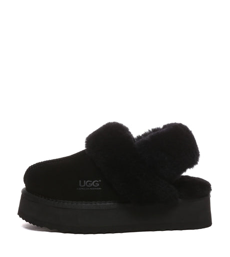 Australian Shepherd UGG Musa platform - Black