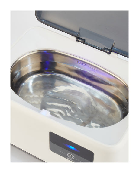 TODO Ultrasonic Cleaner Sonic Wave Jewellery Cleaner Blue LED 600ml Stainless Steel Tank 3min Cycle