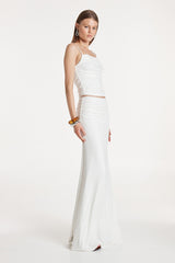 Madison The Label Scarlett Maxi Skirt - White