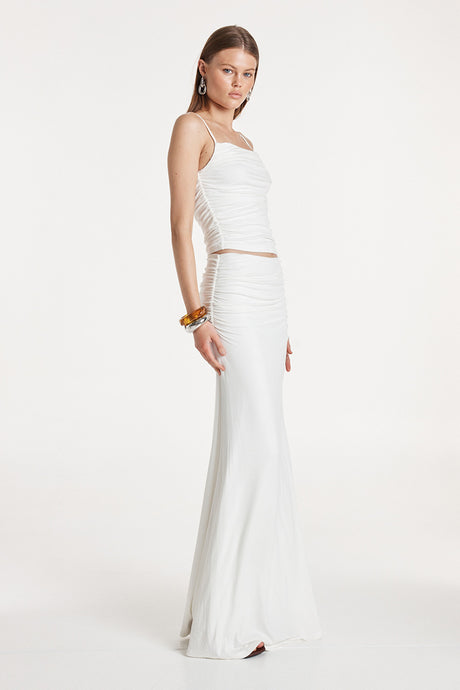 Madison The Label Scarlett Maxi Skirt - White