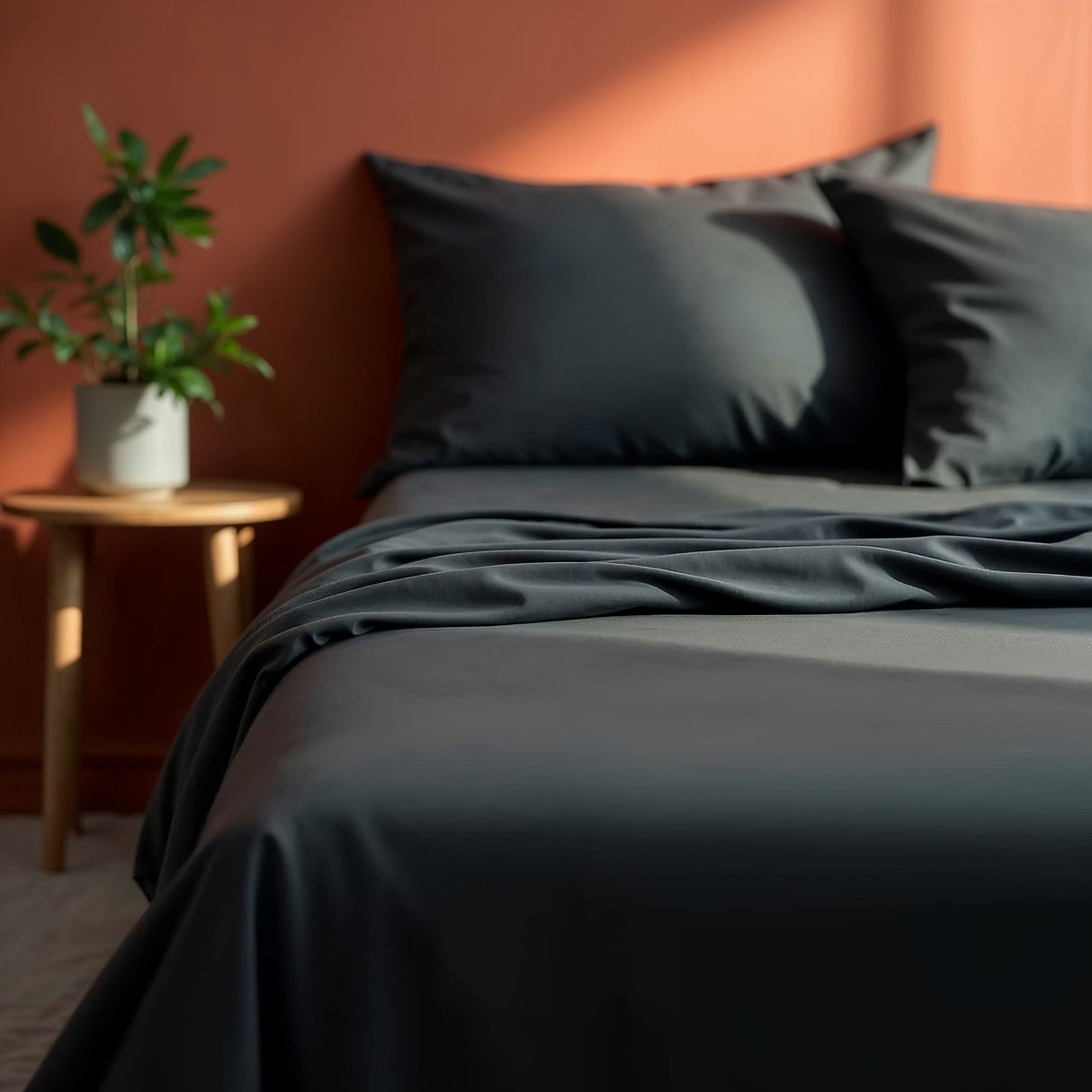 Royal Comfort Balmain 1000TC Bamboo cotton Sheet Sets- Charcoal