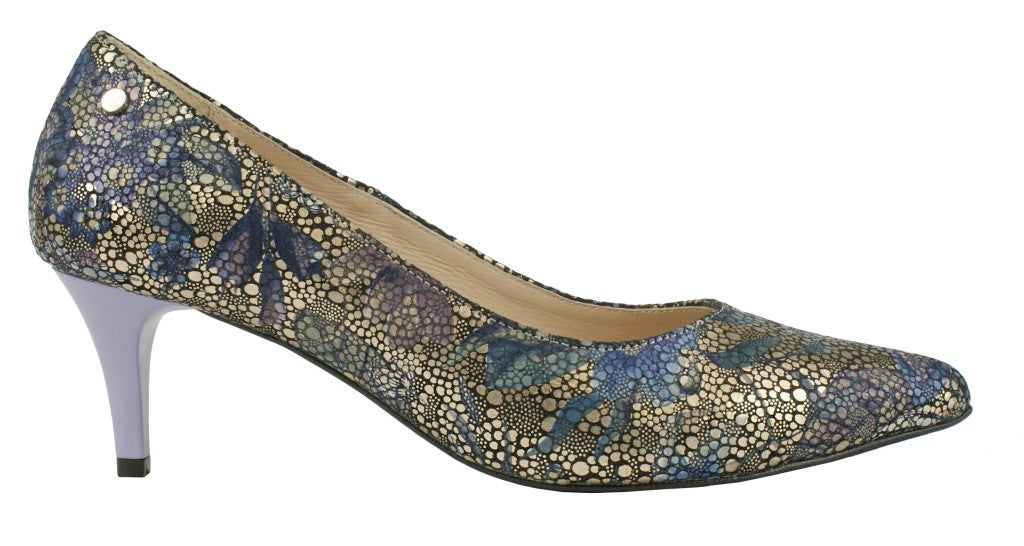 Bosccolo Womens High Heels - Purple / Gold