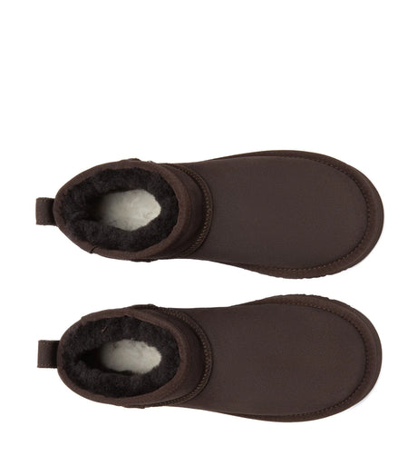 Julia Cow Suede Boots in Chocolate
