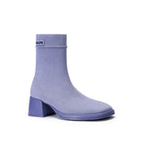 Stretch Knit Sock Boots - Lavender
