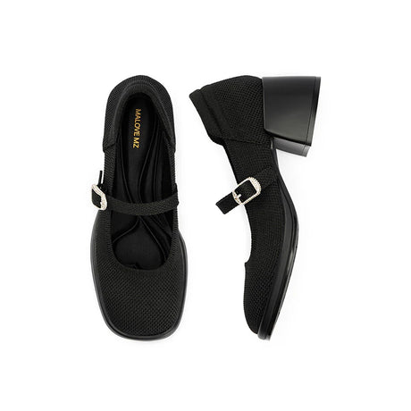 Lafayette Square Toe Mary Jane Pumps - Black