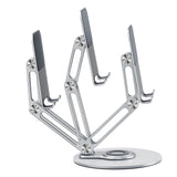 TODO Aluminium Alloy 4 - 13" Mobile Phone Stand Mount Tablet Holder - Carbon Grey