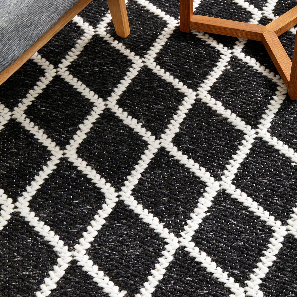 Huxley Black Rug