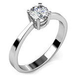 Krystal Couture Solitaire Ring Embellished with SWAROVSKI Crystals