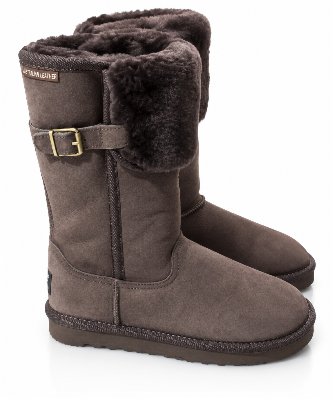 Australian Leather Ugg Clasicc Long Buckle - Chocolate - AU5