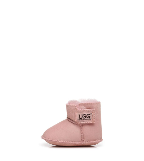 Baby Erin Booties in Pink
