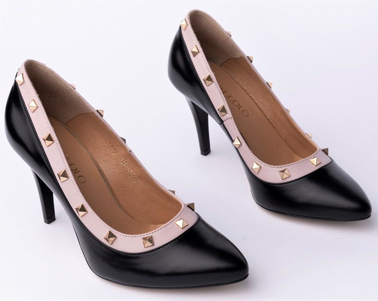 Bosccolo Womens Heels - Black/Pink