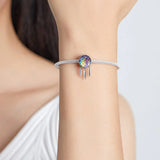 Solid 925 Sterling Silver Sweet Mermaid Pandora Inspired Bead Charm