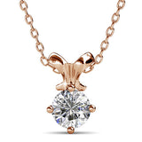 Krystal Couture Treasure Bling Pendant Necklace in Rose Gold Embellished with Crystals from SWAROVSKI