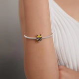 Solid 925 Sterling Silver Buzz Bee Pandora Inspired Charm