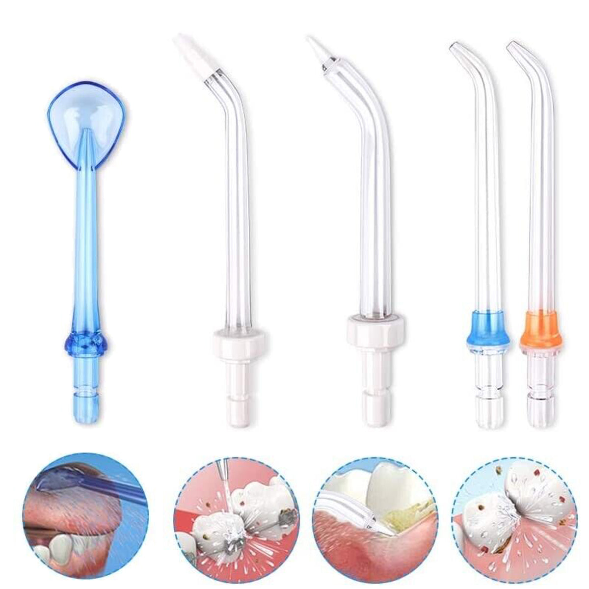 TODO Rechargeable Water Dental Jet Pick Flosser 5 Mode 110 PSI 2000mAh 3.7V Travel Oral Irrigator