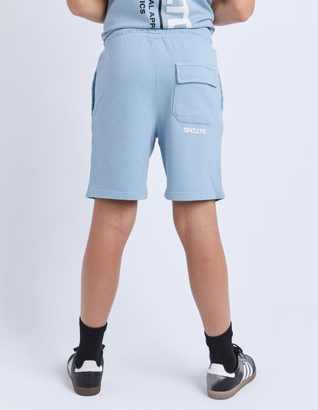 St Goliath Boys Podium Fleece Short - Light Blue