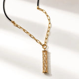 Krystal Couture Krystal Hour Glass Long Necklace Embellished with SWAROVSKI Crystals
