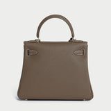Queens Mini Top Handle Palm - Taupe