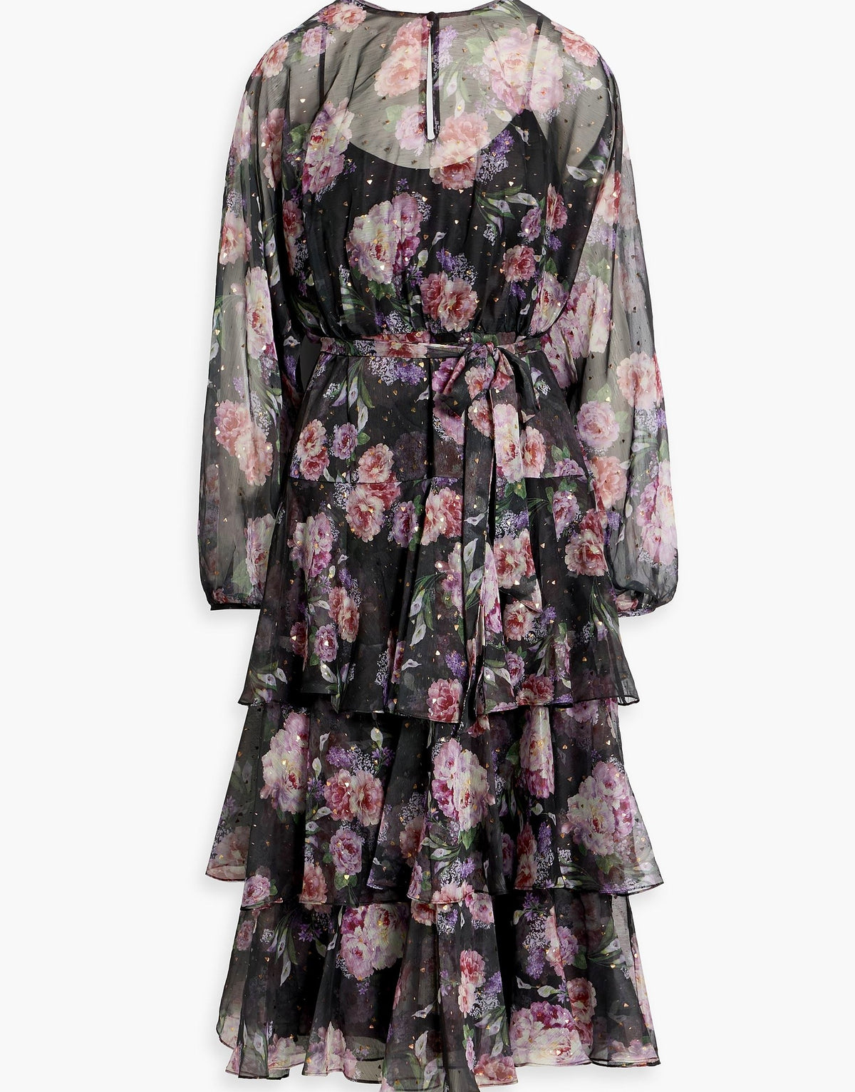 Mikael Aghal Womens Midi Dresses - Black