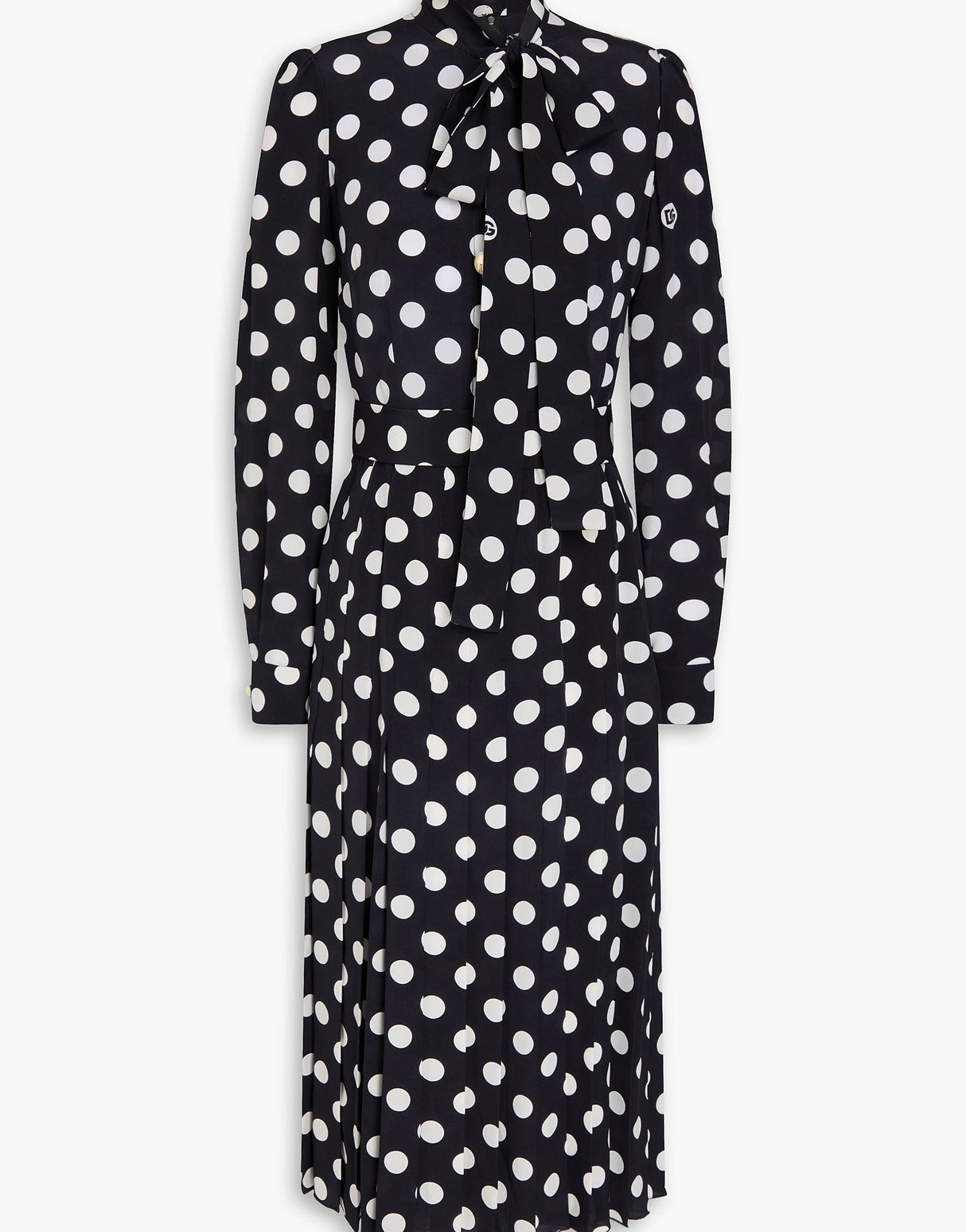 Dolce&Gabbana Womens Midi Dresses - Black