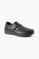 G Comfort Women's P 8223 Black Leather Stretch