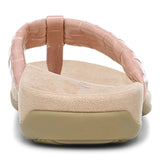 Vionic Layne Toe Post Sandal - Peach Woven