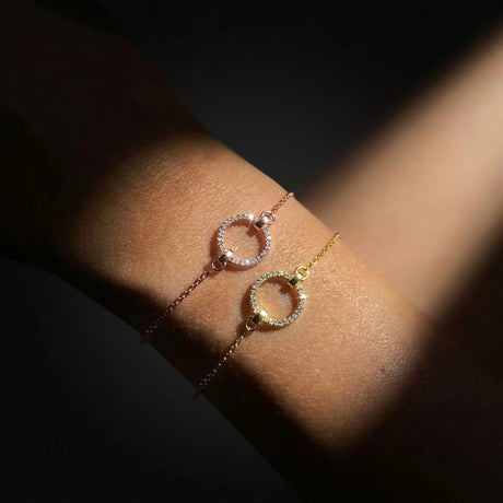 Krystal Couture Orbit of Beauty Bracelet Embellished with SWAROVSKI Crystal in Gold