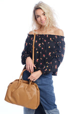 Bosccolo Handbag - Camel