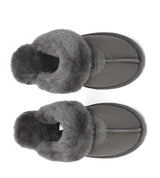 Australian Shepherd UGG Waffle Slipper - Grey