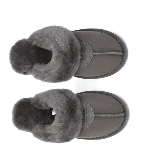 Australian Shepherd UGG Waffle Slipper - Grey