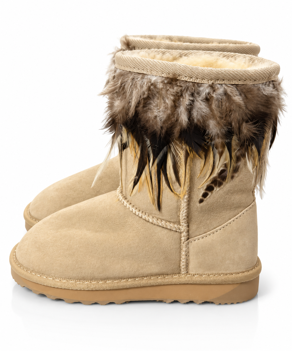 Australian Leather Ugg Classic Feather - Natural - AU7
