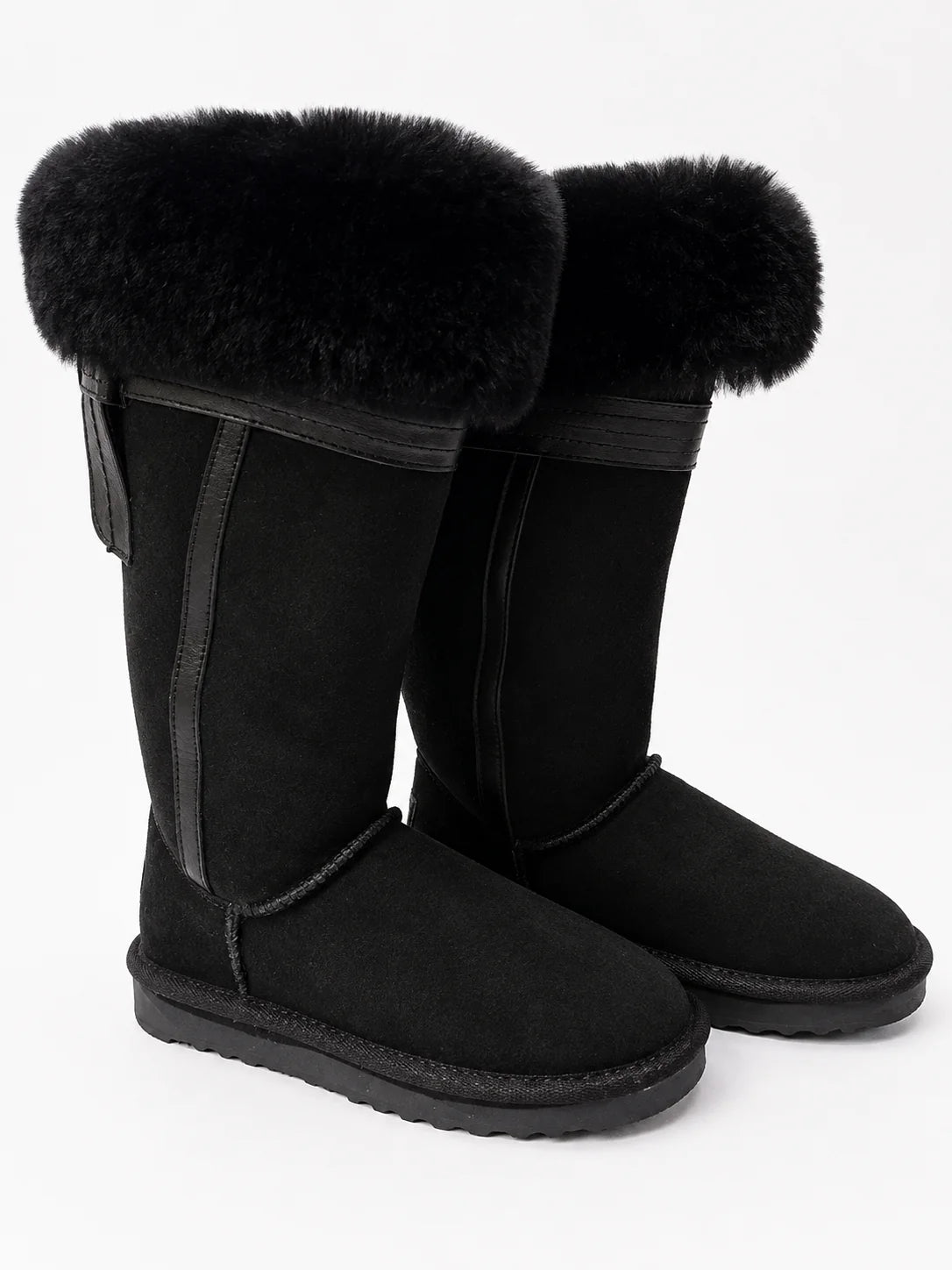 Australian Leather Ugg Classic Tall Tassel Detail - Black - AU5