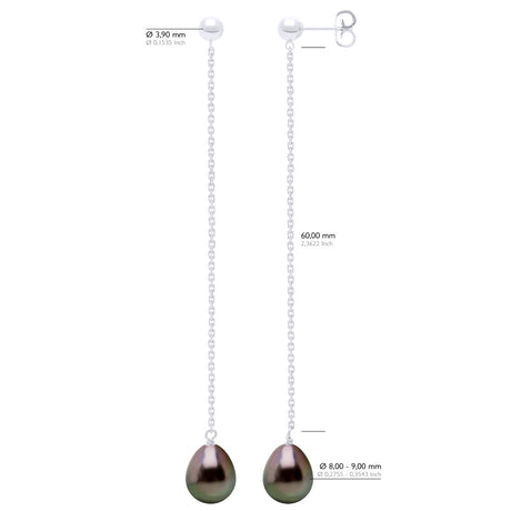 Hanging Earrings - Longueur 18 cm
