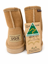 Australian Leather Ugg Kids Classic Mini - Natural - AU12